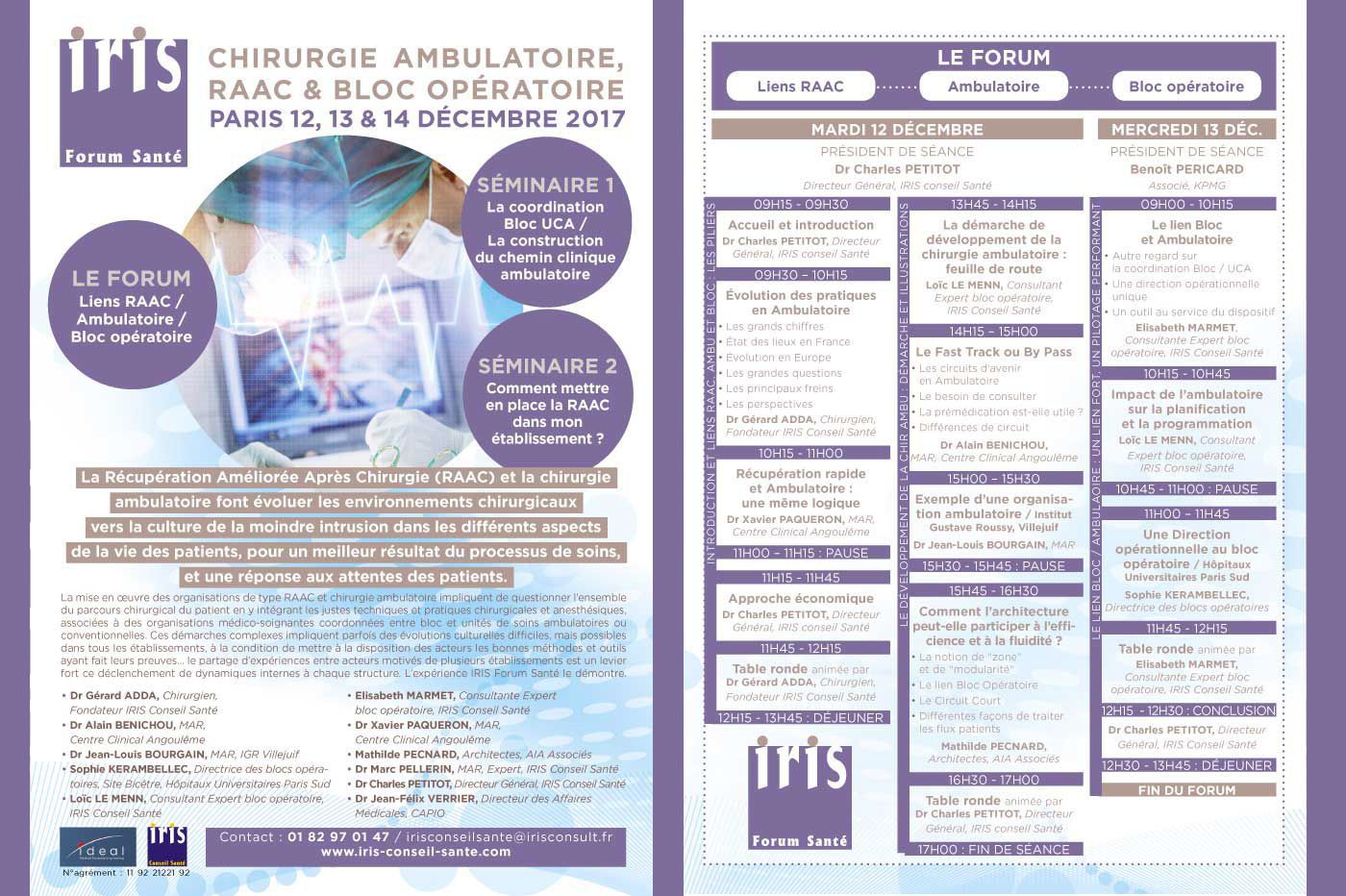 Forum « Chirurgie Ambulatoire & Bloc Opératoire »