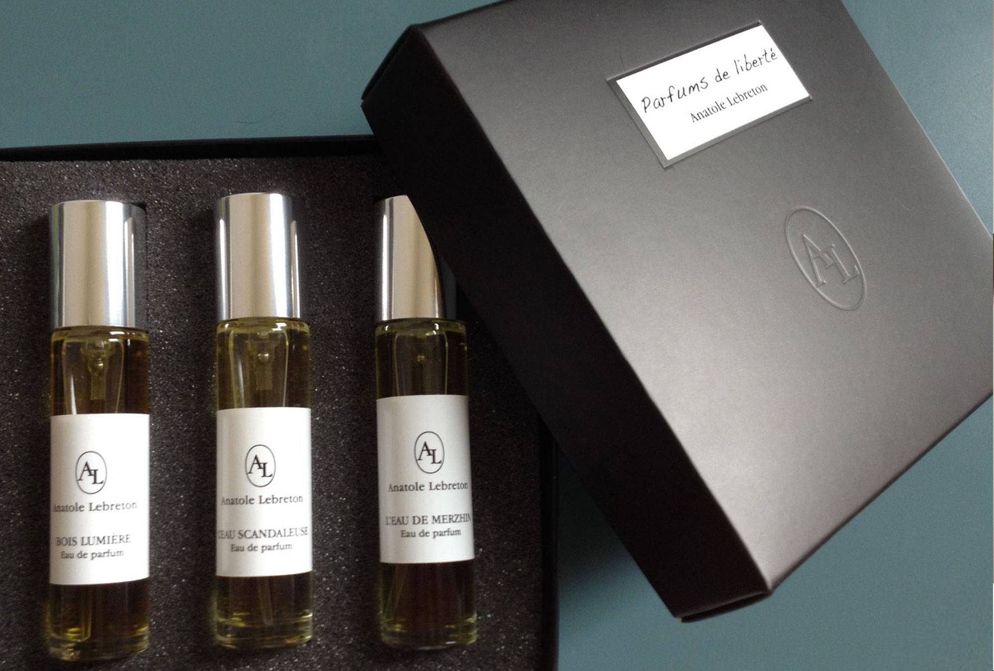 Parfums en liberté, Anatole Lebreton, packaging.